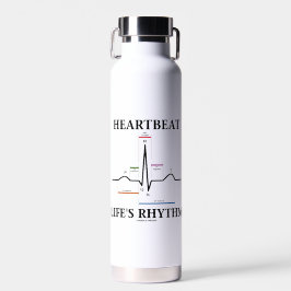Botella De Agua Ritmo cardiaco ECG EKG Electrocardiograma