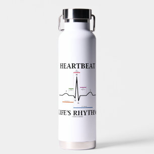 Botella De Agua Ritmo cardiaco ECG EKG Electrocardiograma