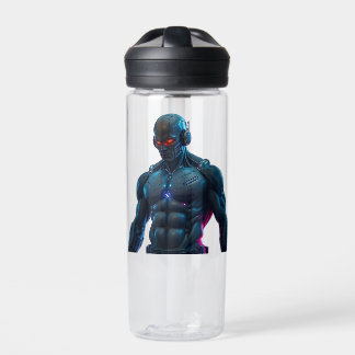 Botella De Agua Robot Bodybuilder