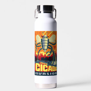 Botella De Agua Robot Cicada