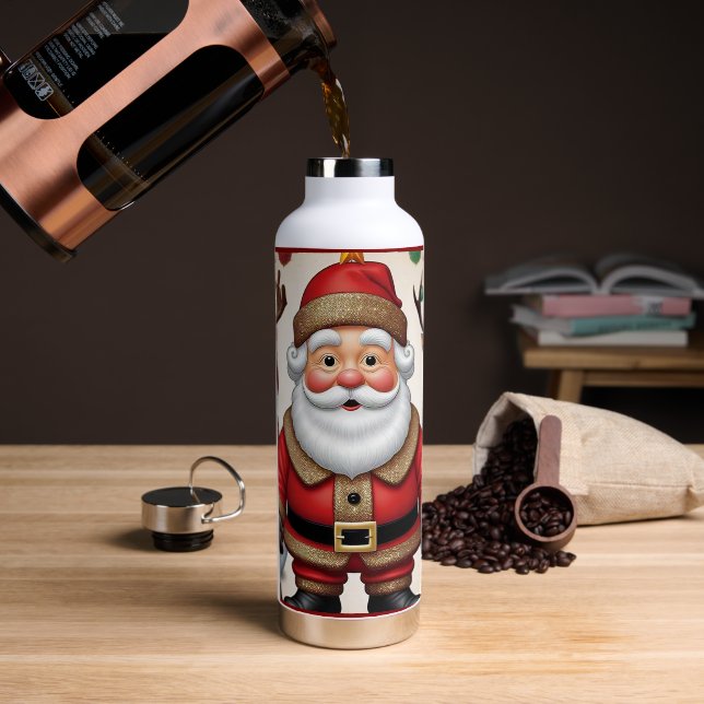 Botella De Agua "Roca jingle bell" (Café)