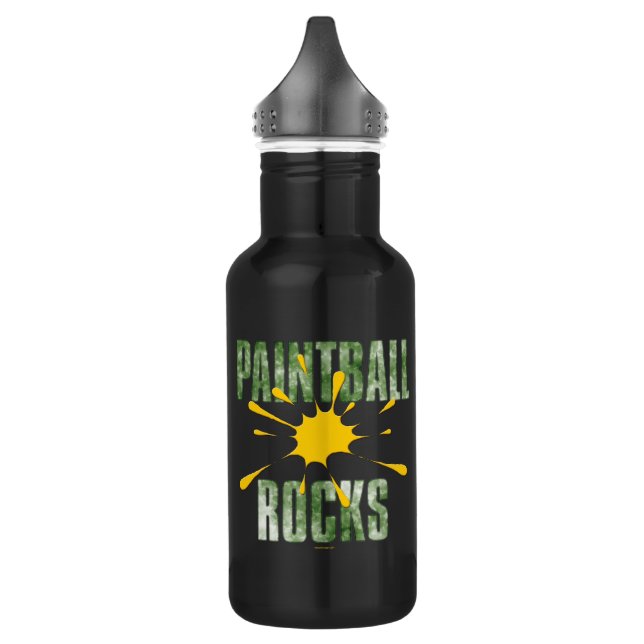 Botella De Agua Rocas de Paintball (Izquierda)