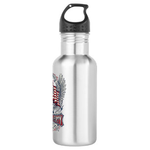 Botella De Agua Rociero de bandana patriótica Meta de música rock 