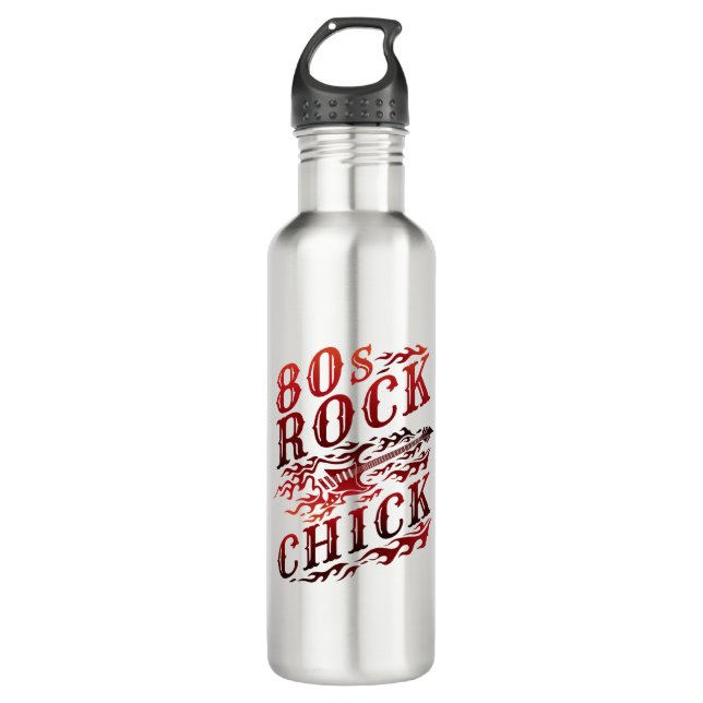 Botella De Agua Rock Chick Ochenta Music (Anverso)