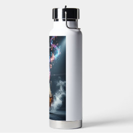 Botella De Agua Rock n Roll Personalizado - Guitarra Shred Destaca