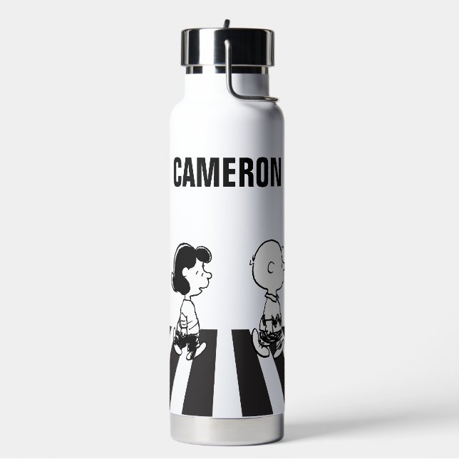 Botella De Agua Rock Tees | Caminata grupal | Añadir su nombre (Izquierda)