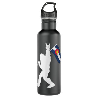 Botella De Agua Rock y Rollo Colorado para Squatch Be