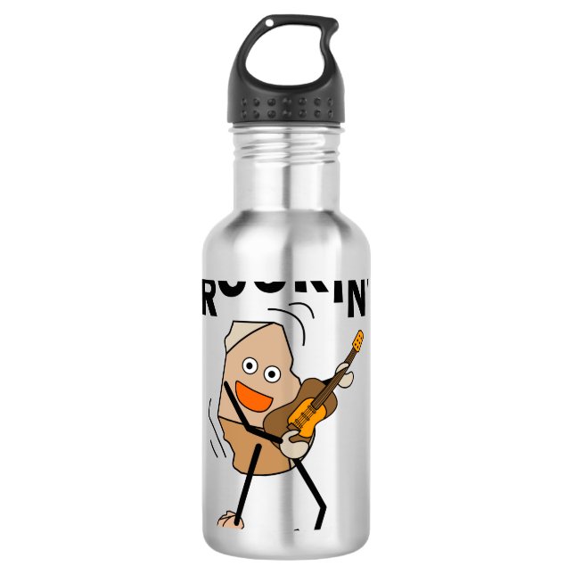 Botella De Agua Rockin Guitar (Anverso)