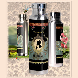Botella De Agua Rococo Garden Insulated Brew Bottle