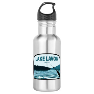 Botella De Agua Rod de pesca del lago Lavon Texas
