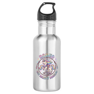 Botella De Agua Rodeo de Unicornios pero Hazlo Mágico Regalo Diver