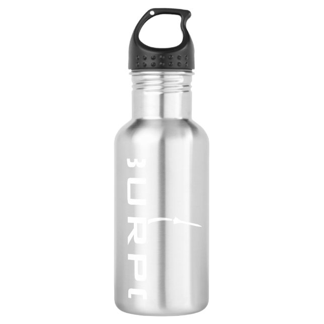 Botella de agua roja de BURPG (24oz) (Anverso)