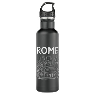 Botella De Agua Roma Italia City Cityscape Skyline Funny Gift