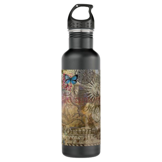 Botella De Agua Roma Italia Ciudad de vacaciones de viaje (Anverso)