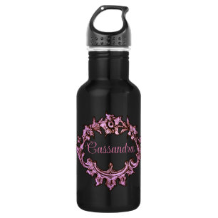 Botella De Agua Romántico Steampunk victoriano vintage personaliza