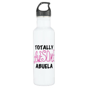 Botella De Agua Rosa Abuela totalmente impresionante