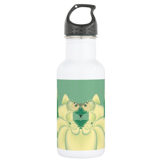 Botella De Agua Rosa amarilla (Anverso)