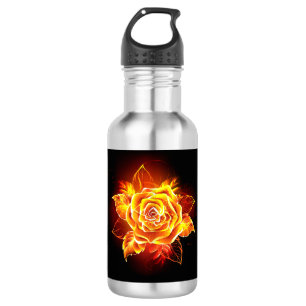 Botella De Agua Rosa de incendios en auge