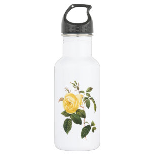 Botella De Agua rosa de té (Rosa indica) por Redouté