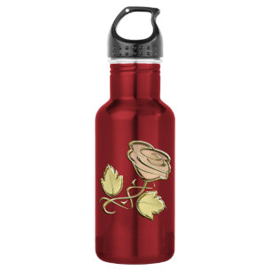 Botella De Agua Rosa dorado