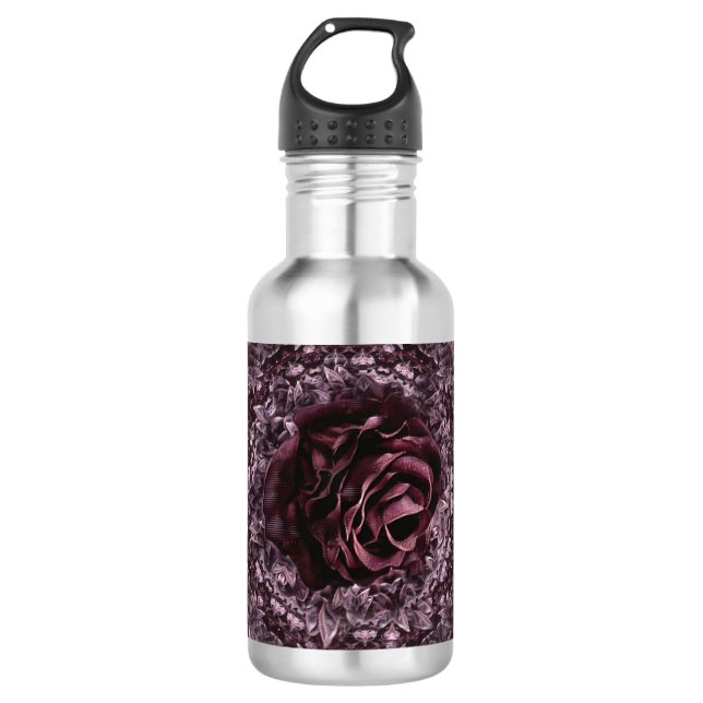 Botella De Agua Rosa Mandala (Anverso)