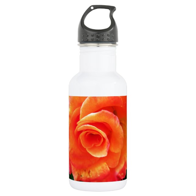 Botella De Agua rosa naranja (Anverso)
