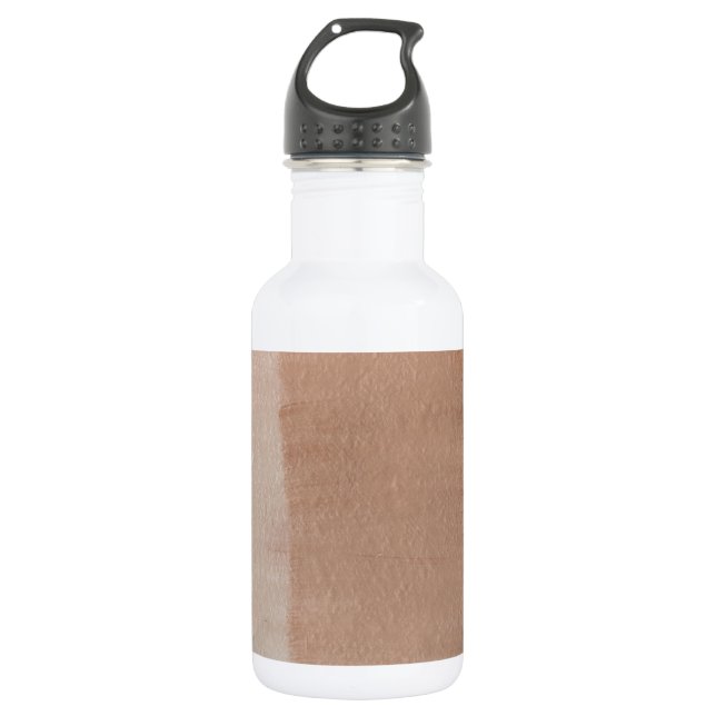 Botella De Agua Rosa Polvo Ómbre (Anverso)