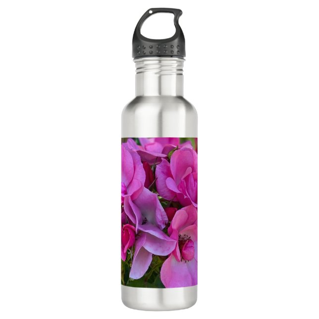 Botella De Agua Rosa rosa de lavanda (Anverso)
