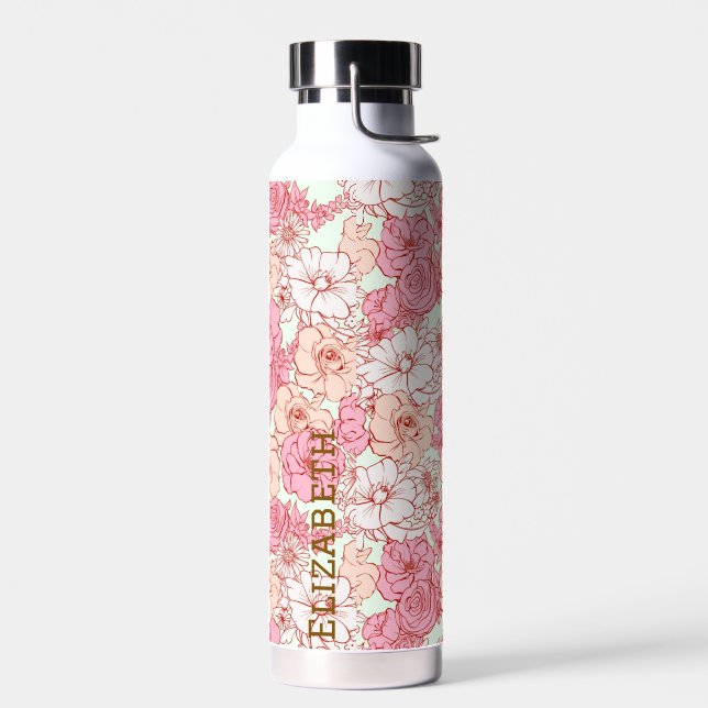 Botella De Agua Rosa Rosa Rosa - Bonito Sip, Mante (Izquierdo)