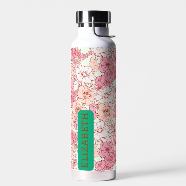 Botella De Agua Rosa Rosa Rosa - Bonito Sip, Mante (Izquierdo)
