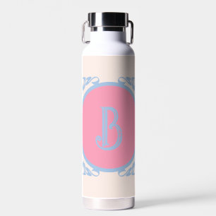 Botella De Agua Rosa y azul personalizados
