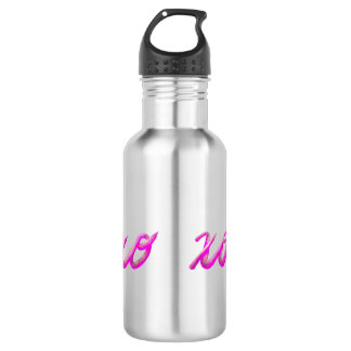Botella De Agua rosado xoxo