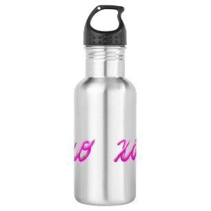 Botella De Agua rosado xoxo