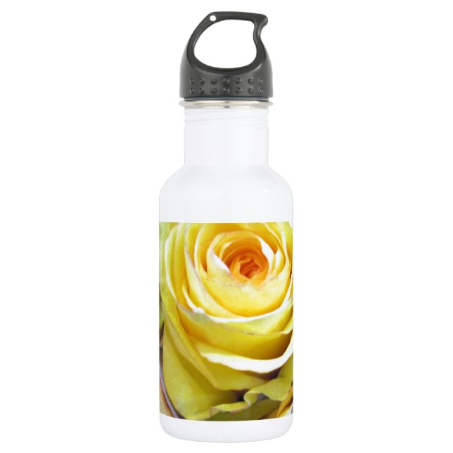 Botella De Agua Rosas amarillos y Naranjas (Anverso)