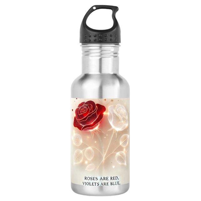 Botella De Agua Rosas de la luz y el amor (Anverso)