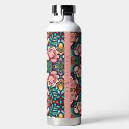 Botella De Agua Rosas dobles: Un Espectacular Arreglo Floral