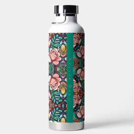 Botella De Agua Rosas dobles: Un Espectacular Arreglo Floral