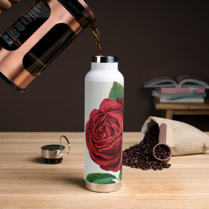 Botella De Agua Rose Print Rochester Litografía e Imprenta Co