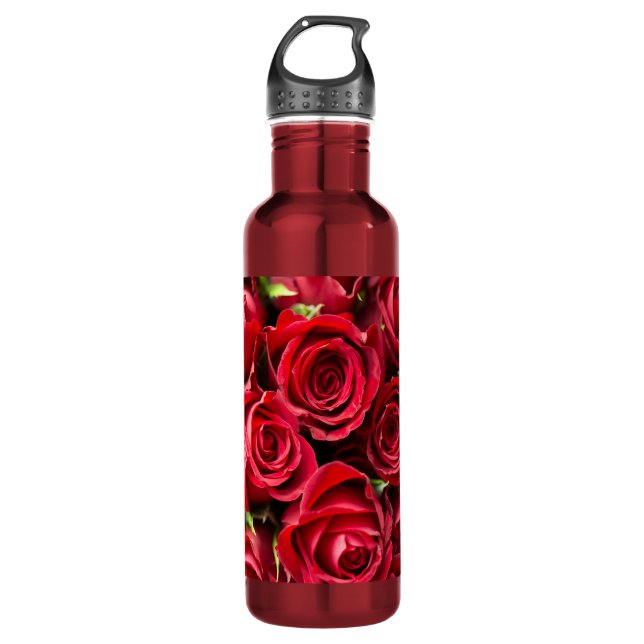 Botella De Agua Roses rojos (Anverso)