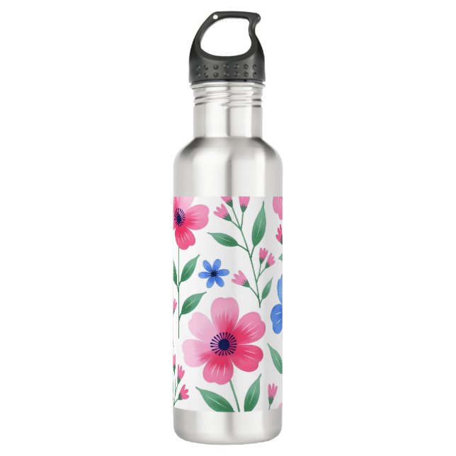 Botella De Agua  Rosewater Bloom Delight (Anverso)