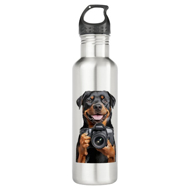 Botella De Agua Rottweiler   (Anverso)