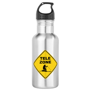Botella De Agua Rótulo de la zona de esquí de Telemark