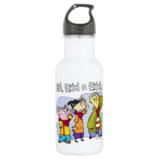 Botella De Agua Rótulos Ed, Edd, n Eddy Hand