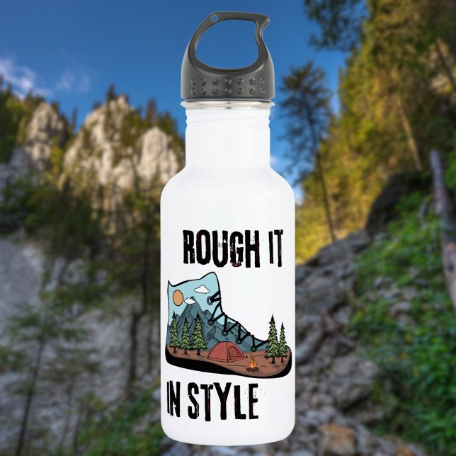Botella De Agua Rough It In Style Camping Life (Subido por el creador)