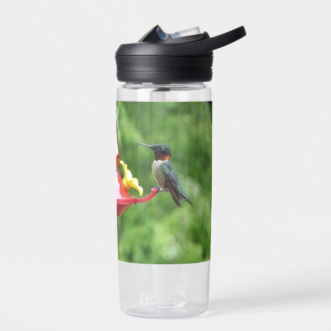 Botella De Agua Ruby-Throated Hummingbird Bird Photography (Izquierdo)
