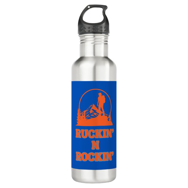 Botella De Agua Ruckin' N Rockin' para The Rucking Hiker (Anverso)