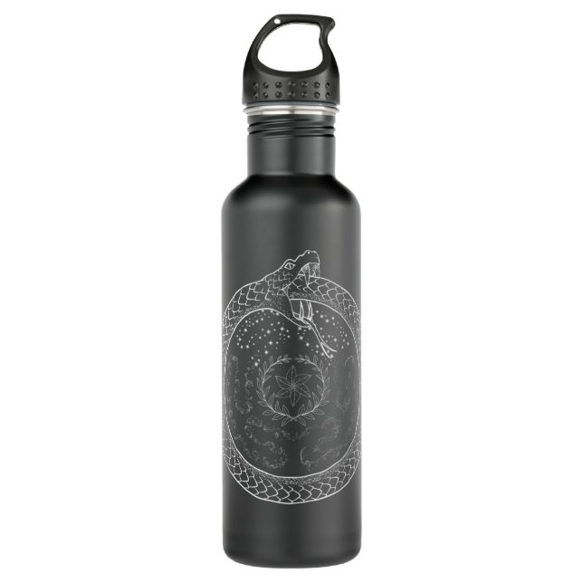 Botella De Agua Rueda de Hecate Ouroboros Diosa Hekate Pagan Witc (Anverso)