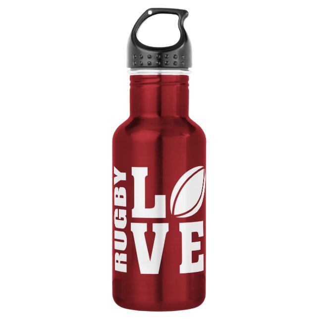Botella De Agua Rugby Love (Anverso)