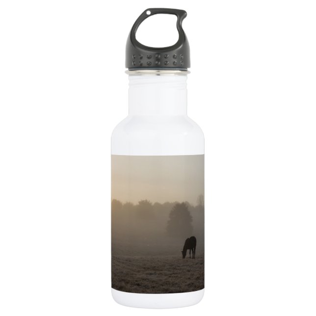 Botella de agua rural matutina (Anverso)