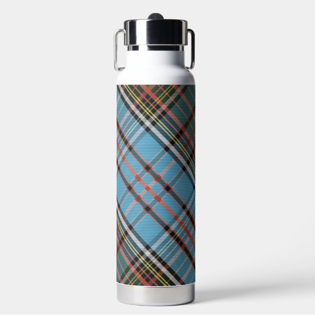 Botella De Agua Rustic Plaid Anderson Classic Tartan (Frente)